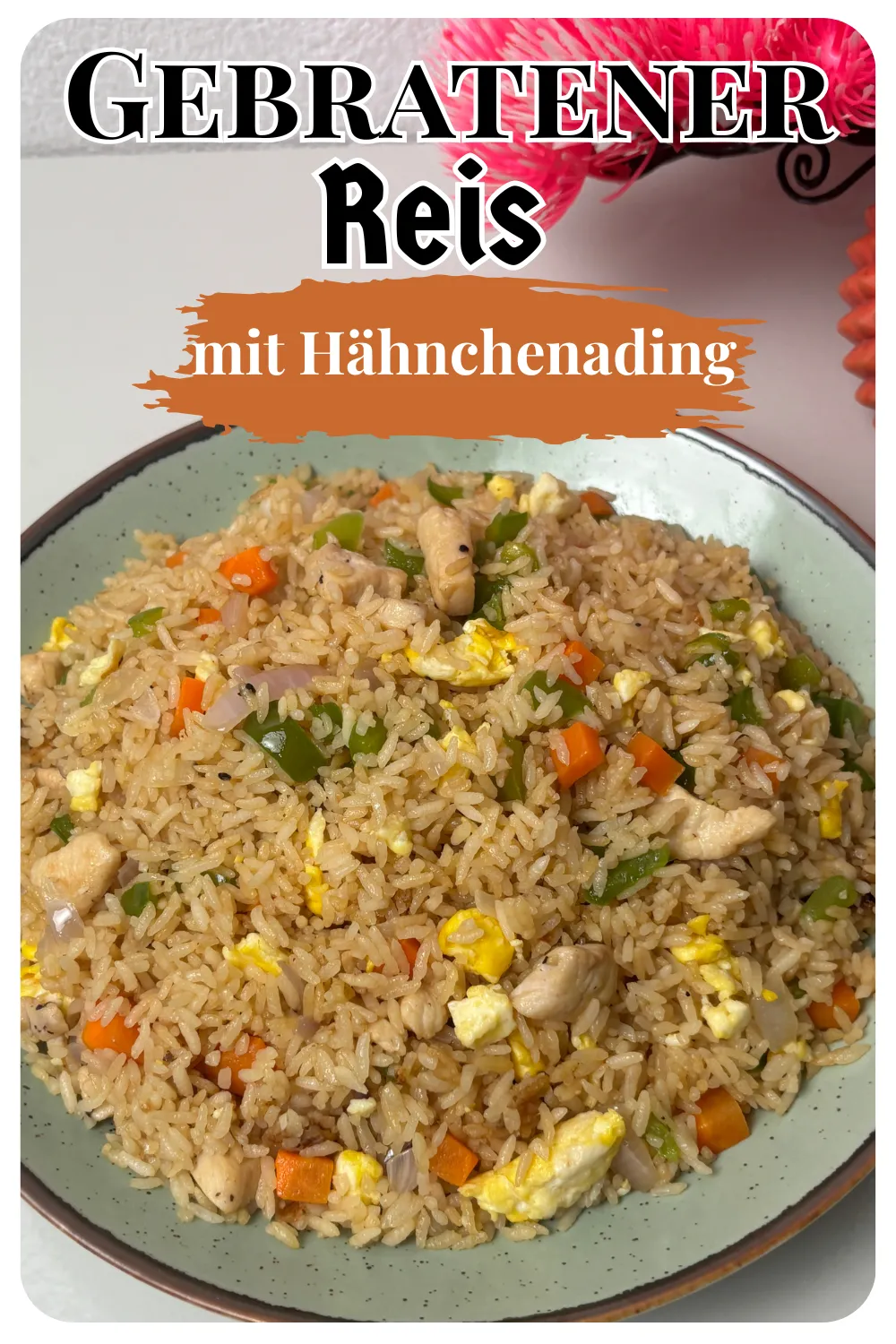 Fried rice with chicken