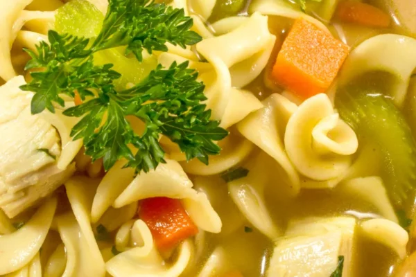 Hühnersuppe mit Nudeln
