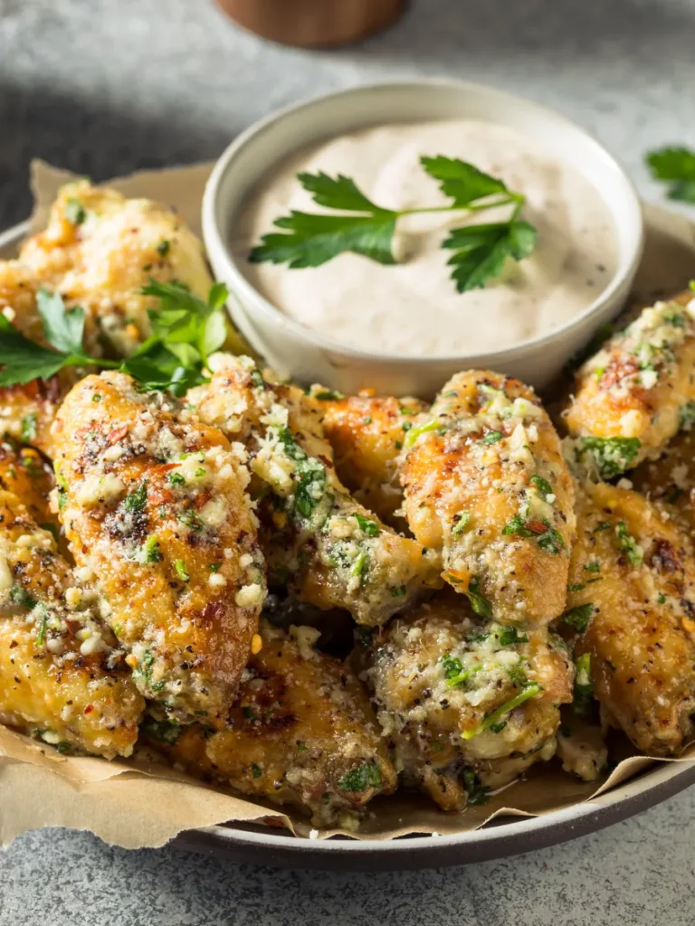Knoblauch-Parmesan-Sauce