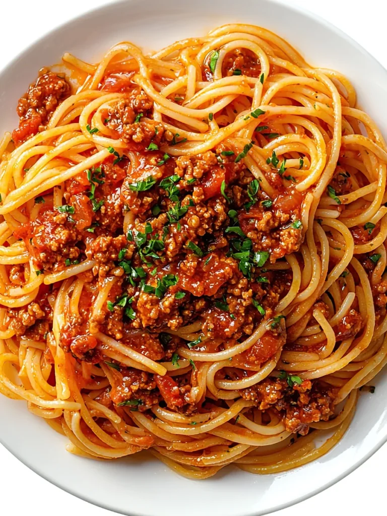 Spaghetti Bolognese